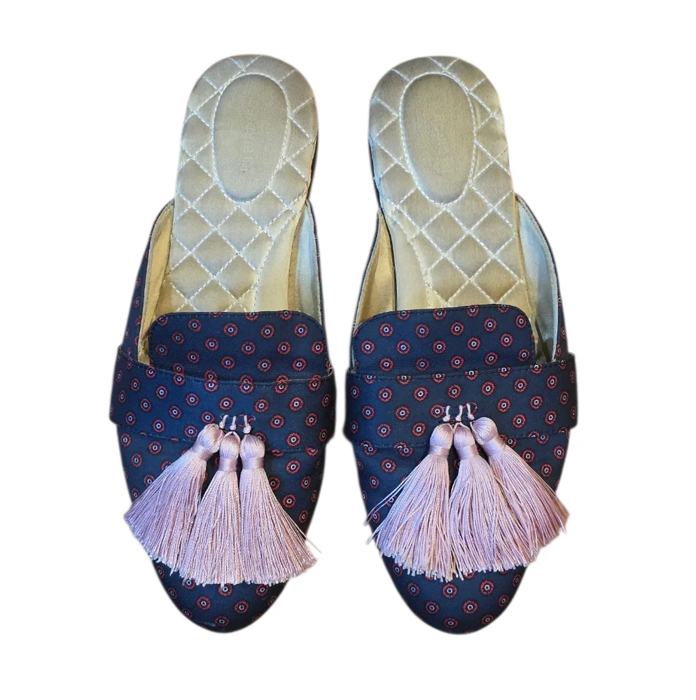 BIRDIES ROBIN LOAFER SLIP ON BLUE‎ PINK 8 - Picture 3 of 14